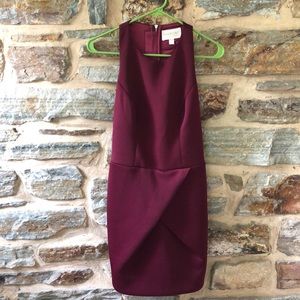 Burgundy Keepsake the label Cocktail Dress